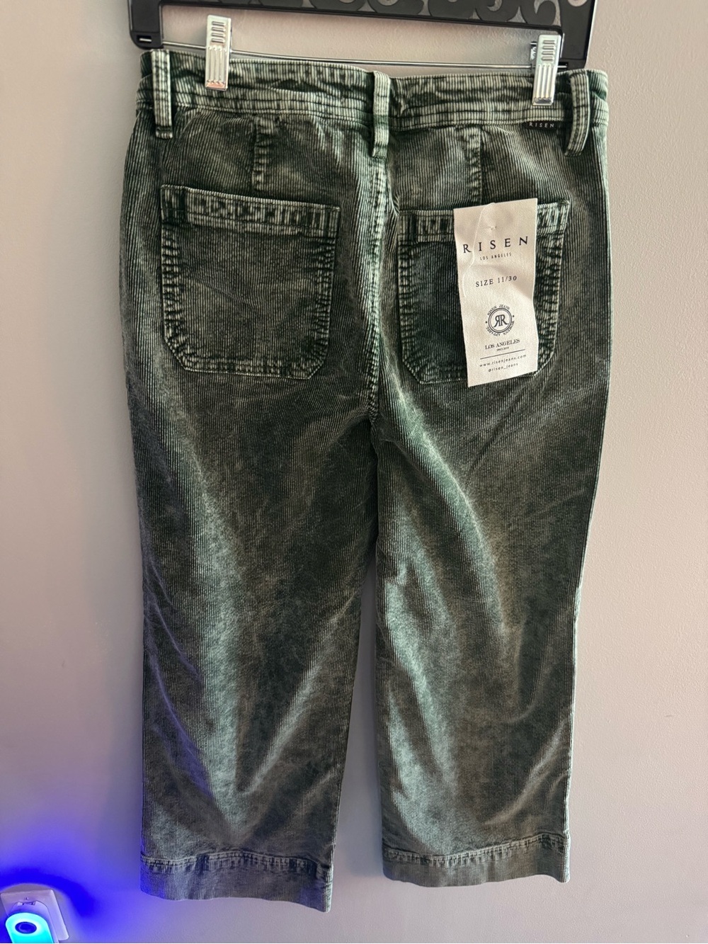 Risen High Rise Flared Corduroy Jeans - Picture 3 of 3